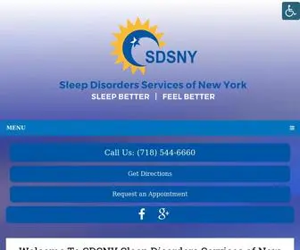 SDSNY.org(Sleep Center in Forest Hills) Screenshot