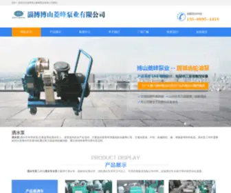 SDSSBCJ.com(淄博博山菱峰泵业有限公司) Screenshot