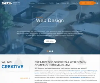 SDssoftwares.co.uk(Web Designing and App Development service in UK) Screenshot