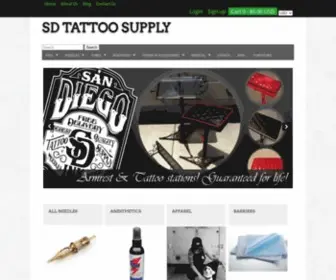 Sdtattoosupply.com(SD Tattoo Supply) Screenshot