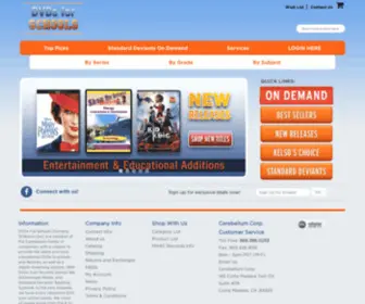 Sdteach.com(DVDs for Schools) Screenshot