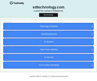 Sdtechnology.com(SD Technology) Screenshot