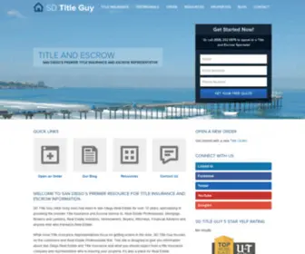 Sdtitleguy.com(SD Title Guy) Screenshot