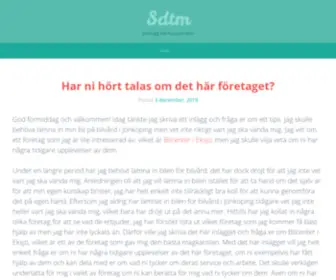 SDTM.se(En blogg om hus och hem) Screenshot