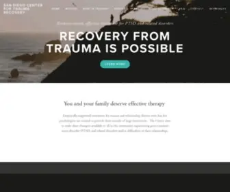 SDtraumarecovery.com(San Diego Center for Trauma Recovery) Screenshot