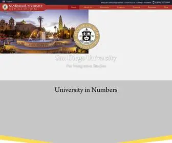 Sduis.edu(San Diego University for Integrative Studies) Screenshot