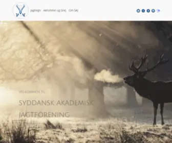 Sdujagt.dk(Syddansk Akademisk Jagtforening) Screenshot