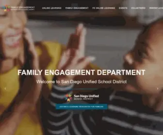 Sdusdfamilies.org(Family Engagement Department) Screenshot