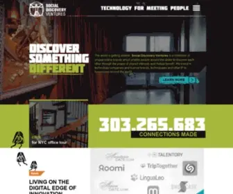 Sdventures.com(Social Discovery Ventures) Screenshot