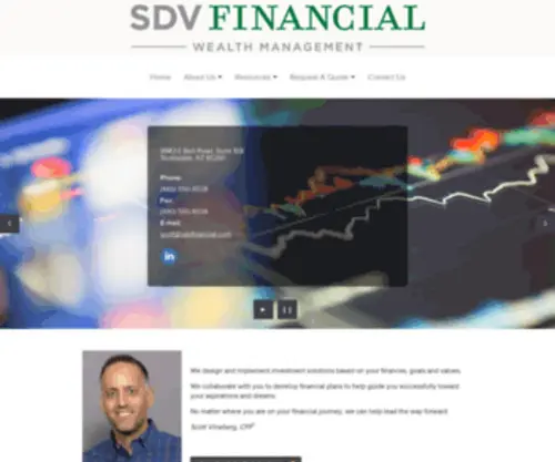 SDvfinancial.com(SDV Financial Wealth Management) Screenshot