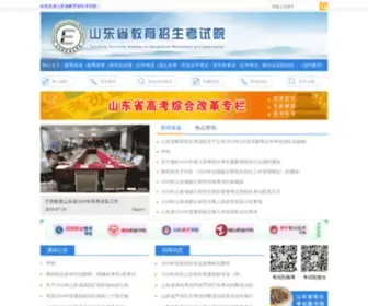 SDZK.cn(山东省教育招生考试院网) Screenshot