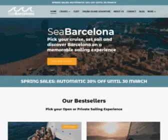 Sea-Barcelona.com(Sailing Barcelona) Screenshot