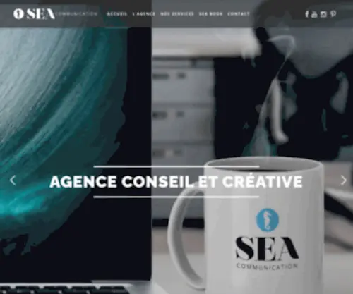 Sea-Communication.fr(Agence conseil et créative) Screenshot