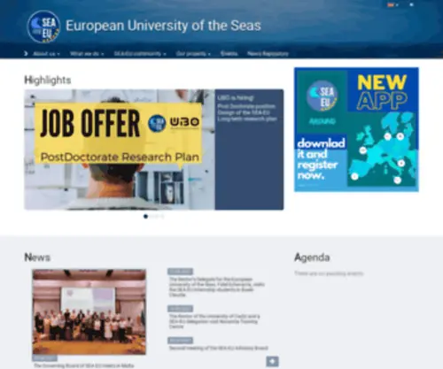 Sea-EU.org(Sea EU) Screenshot
