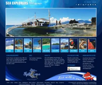 Sea-Explorers.com(Scuba Diving Philippines and Island hopping) Screenshot