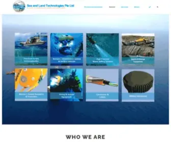 Sea-Landtech.com(Sea and Land Technologies Pte) Screenshot