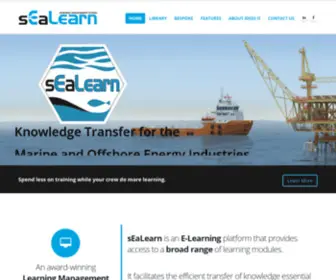 Sea-Learn.com(Learning Management System (sEaLearn)) Screenshot