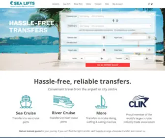 Sea-Lifts.com(Airport Transfers TO Ports and Resorts) Screenshot