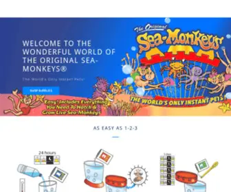 Sea-Monkeys.com.au(Sea Monkeys) Screenshot