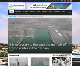 Sea-News.az(AZERBAIJAN SEA NEWS CENTER) Screenshot