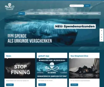 Sea-Shepherd.de(Aktiver Meeresschutz Weltweit) Screenshot