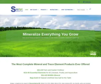 Seaagri.com(90 Minerals and Trace Elements) Screenshot