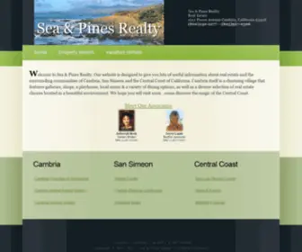 Seaandpinesrealty.com(Sea and Pines Realty) Screenshot