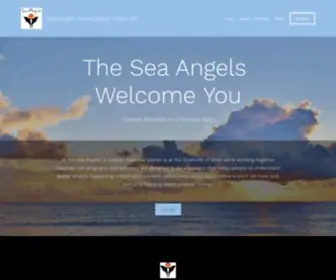 Seaangels.org(Sea Angels Green Beach Clean Inc) Screenshot