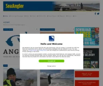 Seaangler.co.uk(Sea Angler) Screenshot