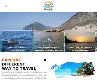 Seaarchoman.com(Oman Travel Agency) Screenshot