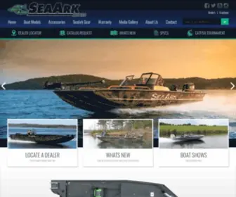 Seaarkboats.com(SeaArk Boats) Screenshot