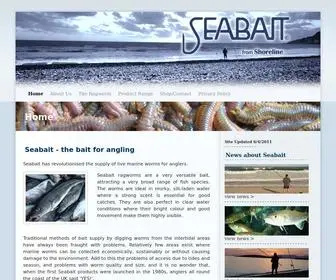 Seabait.com(Ragworms for sale) Screenshot