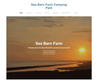 Seabarnfarm.co.uk(Camping in Dorset at Sea Barn Farm Camping Park) Screenshot