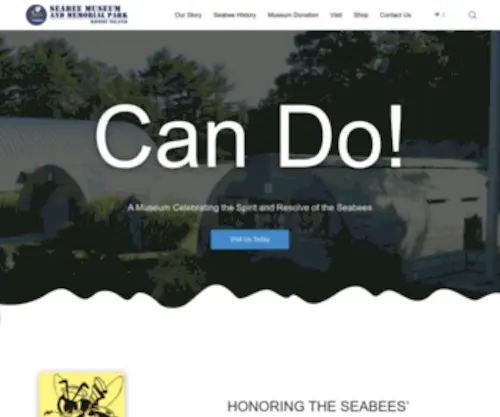 Seabeesmuseum.com(Seabee Museum & Memorial Park) Screenshot