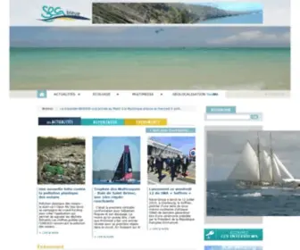 Seableue.fr(ActualitÃ©s et reportages sur la mer) Screenshot