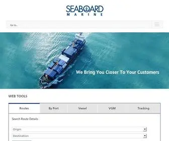 Seaboardmarine.com(Seaboard marine) Screenshot