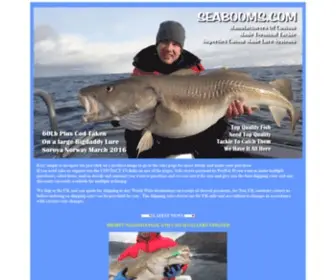 Seabooms.com(Sea booms and terminal fishing tackle for sea and freshwater angling) Screenshot