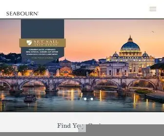 Seabourn.com(Luxury Cruises & Luxury Cruise Vacations) Screenshot