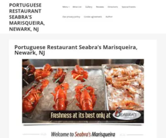 Seabras-Marisqueira.com(Portuguese Restaurant Seabra's Marisqueira) Screenshot