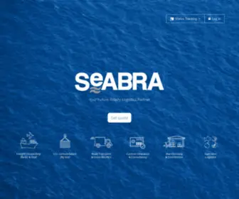 Seabratrans.com(Seabra Trans International Co) Screenshot