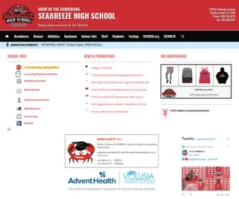 Seabreezehigh.org(Seabreeze High School) Screenshot