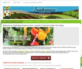 SeabreezeorganicFarm.org(San-diego-community-supported-agriculture-organic-green-farm) Screenshot