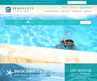 Seabreezevacationrentals.com(San Diego Vacation Rentals) Screenshot