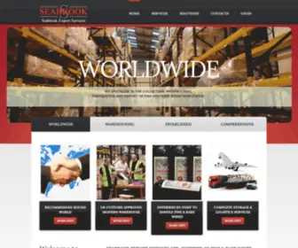 Seabrookexports.com(Seabrook Export Services Ltd) Screenshot