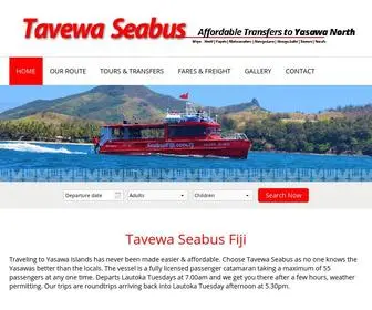 Seabusfiji.com.fj(Book online safely at Tavewa Seabus) Screenshot