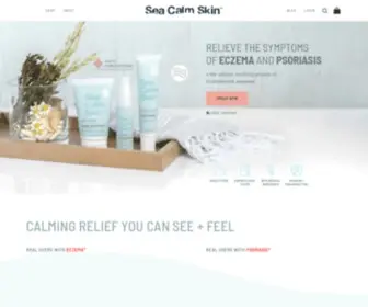 Seacalmskin.com(Sea Calm Skin™) Screenshot