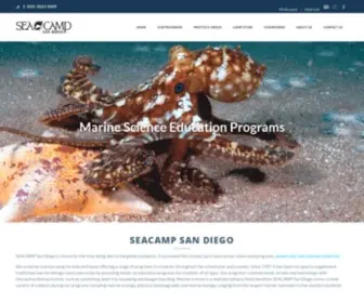 Seacamp.com(Seacamp San Diego) Screenshot