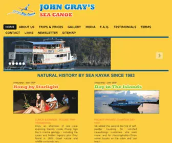 Seacanoejohngray.com(Sea Canoe) Screenshot