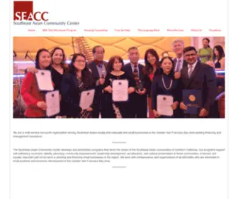 Seaccusa.org(The Southeast Asian Community Center) Screenshot