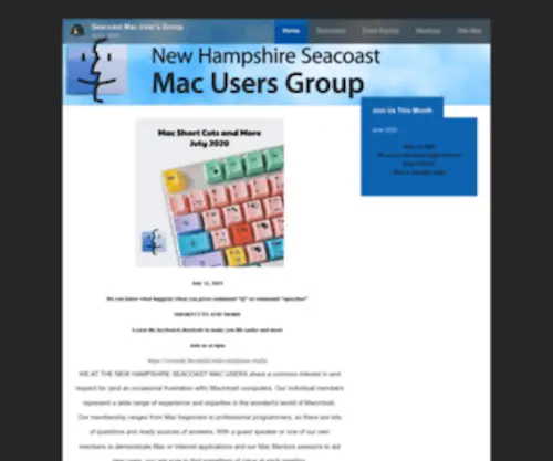 Seacoastmac.org(Seacoast Mac User's Group) Screenshot